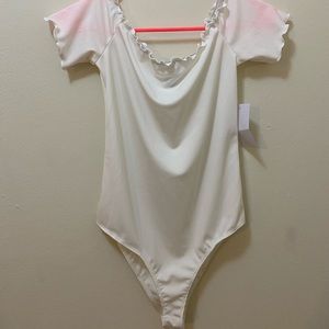 White onsie size large